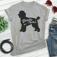thumbnail image 2 of Doodle Mama T-shirt, Unisex Women's Shirt, Golden Doodle Owner, Best Dog Mama Gift, Heather Gray, Small, 2 of 6