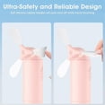 thumbnail image 4 of Handheld Mini Fan Portable Rechargeable 3000mAh USB Battery Powered 22+ Runtime Small Hand Held Fa, 4 of 5
