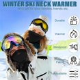 thumbnail image 3 of 2 Pack Cache-Cou Hiver Cache-Cou Visage pour Hommes Femmes Masque Cagoule pour Ski Planche à Neige Extérieur, 3 of 7