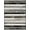 Black White, Pattern 7, variant on ODIKA Striped Boho With Pinstripe Accents And Ticking Stripe Bands Stain Resistant Low Profile for Dorm Room, Small Living Apartment