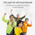 thumbnail image 2 of Z3 Intelligent 4G Voice Translator Support 134 Languages Photo Recording Translation WIFI Smart Translation Travel,1 * Voice Translator 1 * usb cable 1 * protective cover,Black, 2 of 6
