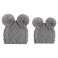 thumbnail image 7 of HUANBAI Toddler Girls Boys Winter Hats Boys Soft Baby Caps Kids Knit Winter Warm Hats 6-18 Months, 7 of 7