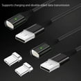 thumbnail image 4 of Magnetic USB C charging cable Magnetic data cable [2 pieces 1.2M] USB Type C cable 2.4A fast charging cable, 4 of 7
