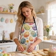thumbnail image 6 of YIKA Easter-themed Aprons And Featuring Rabbits And Easter Egg Print Style And A Perfects Aprons For Kitchen Use And Holiday Parties, 6 of 6