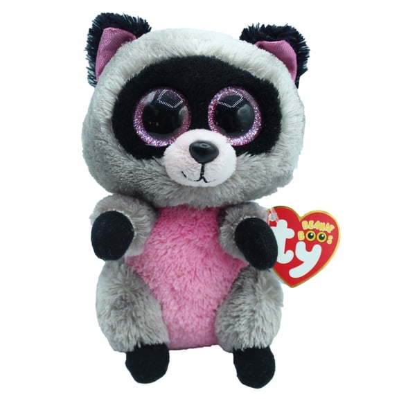Ty Beanie Boo: Rocco the Raccoon - Glitter Eyes, Regular Size