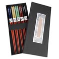 thumbnail image 1 of Palillos de madera, 5 par/set, palillos duraderos lavables, regalo, palillos de madera, rendimiento confiable, 1 of 8