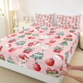thumbnail image 5 of Erosebridal Gnome King Sheets Nisse Bedding, Brown Cream 4 Pieces (1 Flat Sheet, 1 Fitted Sheet and 2 Pillowcases), 5 of 6