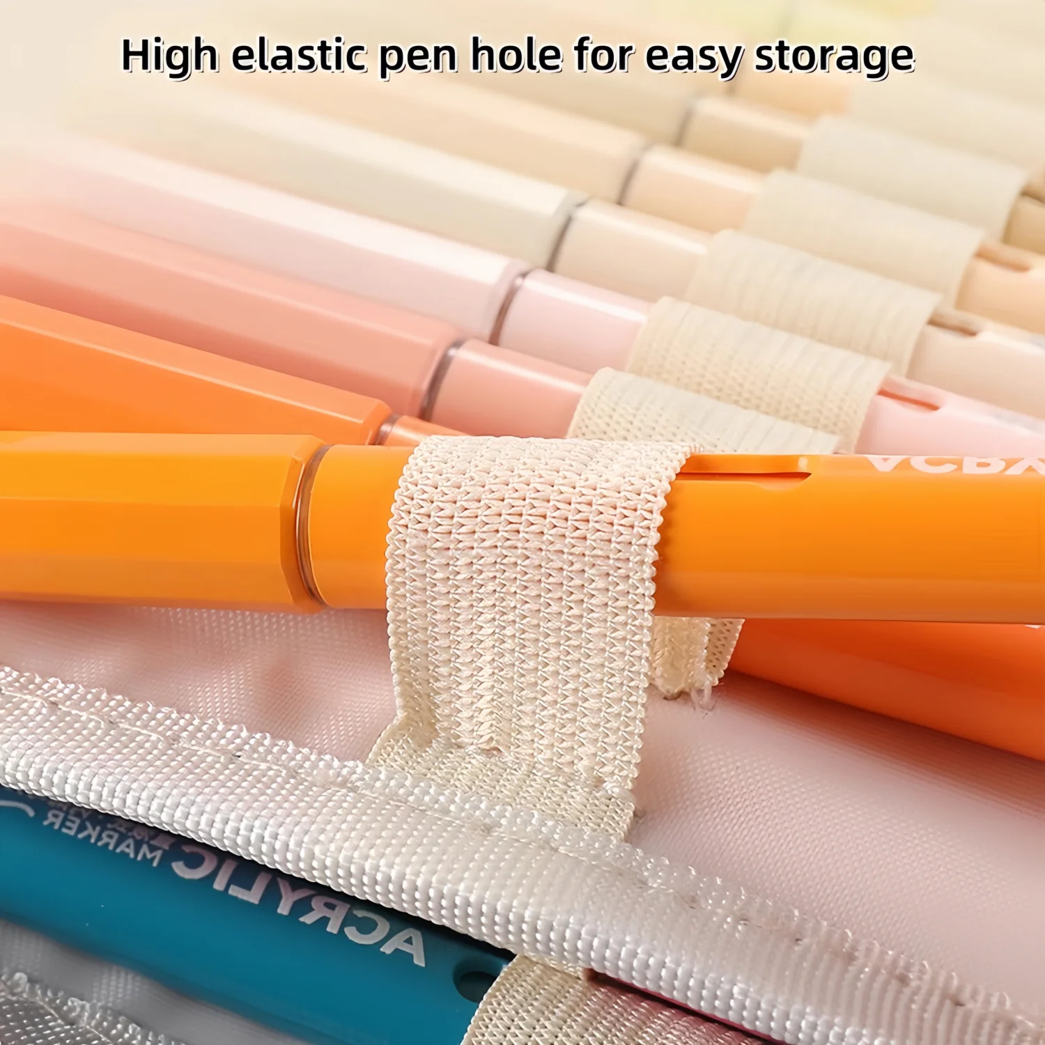 crylic Paint Markers with Canvas Bag, Paint Pens with Automatic Ink Control, Waterproof Brush Tip Markers for Rock, Egg, Wood, Fabric, Glass, DIY Crafts