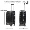 thumbnail image 3 of MALETA EXPLORE EQUIPAJE para 10 KG LIGERA 20 PULGADAS ANTILLUVIA DOBLES llantas desmontables 360° asa RETRACTIL SIN documentar, 3 of 5