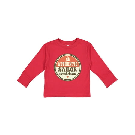 

Inktastic Sailing Gift for Sailor Sailboat Gift Toddler Boy or Toddler Girl Long Sleeve T-Shirt