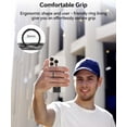 thumbnail image 5 of FANAUE 2-in-1 Magnetic Phone Ring Holder & Foldable Phone Stand - 61g Ultra Light Phone Holder/ MagSafe Ring Grip for iPhone 15/16, 5 of 12