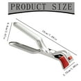 thumbnail image 3 of XIEULQP Stainless Steel Hot Plate Gripper Clips - Multi-Purpose Hot Bowl Dish Plate Gripper Clips Tongs Clamp Holder for Oven, Air Fryer, Steamer, Pots & Bowls, Non-Slip Design, 3 of 6