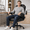 Black-815-1, variant on ATHOPE Leather Office Chair, 400lbs Ergonomic Desk Chairs with Back Support, Computer Chair with Wheels and Adjustable Armrest for Home Office, 360°Swivel Free, Brown