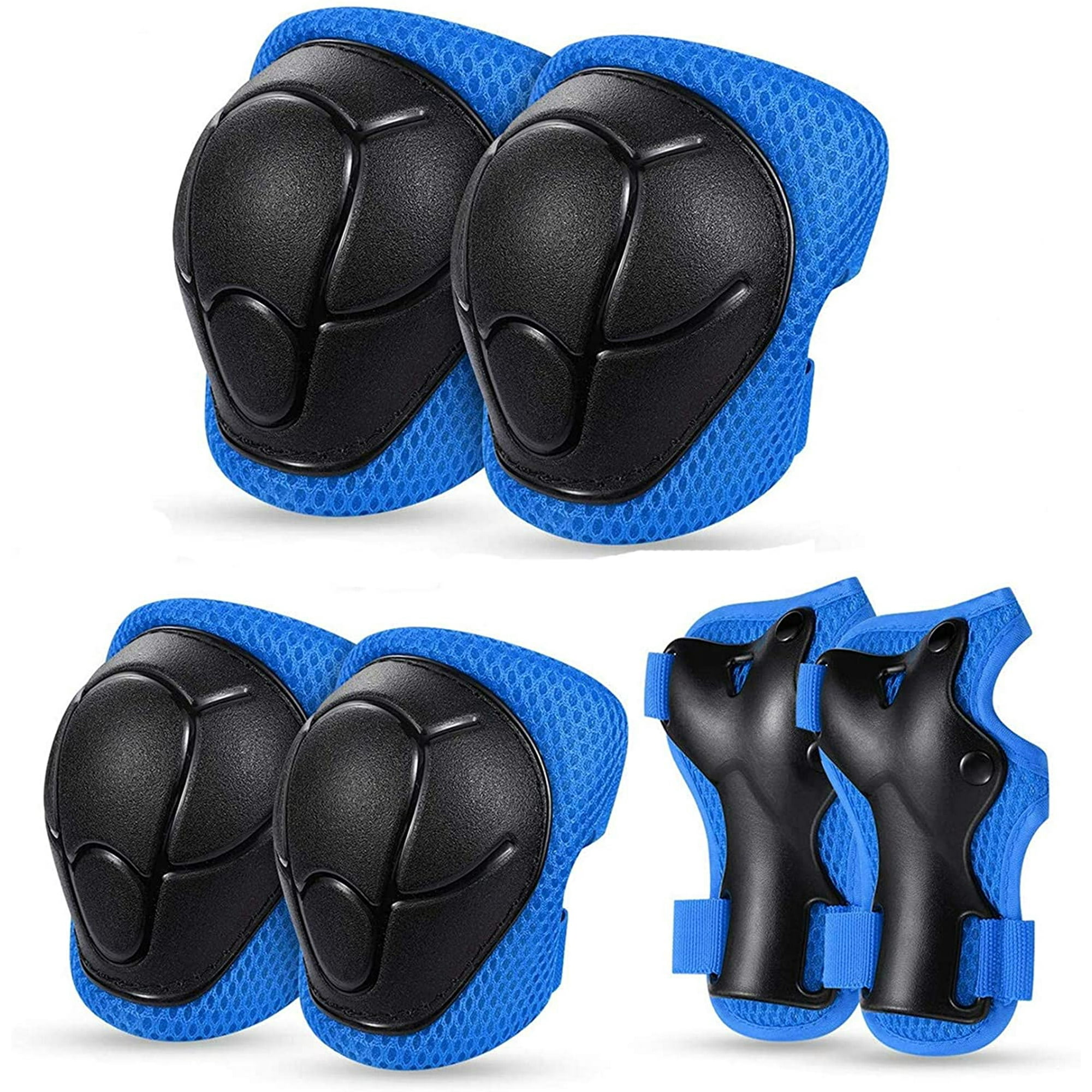 Knee Pads for Kids Kneepads and Elbow Pads Toddler Protective Gear Set Kids Elbow Pads and Knee Pads for Girls Boys with Wrist Guards 3 in 1 for Skating Cycling Bike Rollerblading