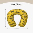 thumbnail image 5 of KLL Vintage Excavator Pattern Memory Foam Cervical Neck Pillow Versatile U-Shaped Pillows for Home/Office/Camping/Travelling/Soft Washable Cover, 5 of 8
