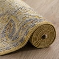 thumbnail image 2 of Dalyn Baku Area Rug BU1 Bu1 Lemon Lemon Diagonals Heriz 2' 3" x 7' 8" Rectangle, 2 of 2