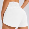 thumbnail image 5 of BLVB Women's Running Shorts with Zip Pockets High Waisted Athletic Workout Quick Dry Gym Shorts for Women, 5 of 6