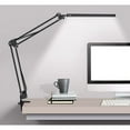 thumbnail image 1 of Lámpara de escritorio moderna con brazo oscilante, luz de protección ocular con 10 niveles de brillo, LED de bajo consumo, lámpara de escritorio ajustable para leer, coser, 1 of 5