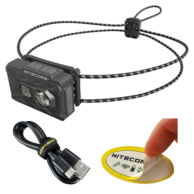 Linterna frontal Nitecore NU20 Classic, ultraligera, 360 lm, recargable con USB-C