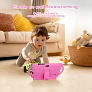 7 Inch Kids Tablet, Android Toddler Tablet for Kids, 4GB RAM+32GB ROM, Quad-core Processor, Parental Control, 1024x600 HD Screen, 3000mAh Battery, 8MP Camera Tablets PC with Silicone Case, Pink