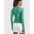 thumbnail image 2 of Remera CRZ YOGA sin costuras de manga larga transpirable pequeña, 2 of 5