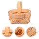 thumbnail image 4 of 12 mini cestas tejidas a mano con virutas de madera, decoración., 4 of 7