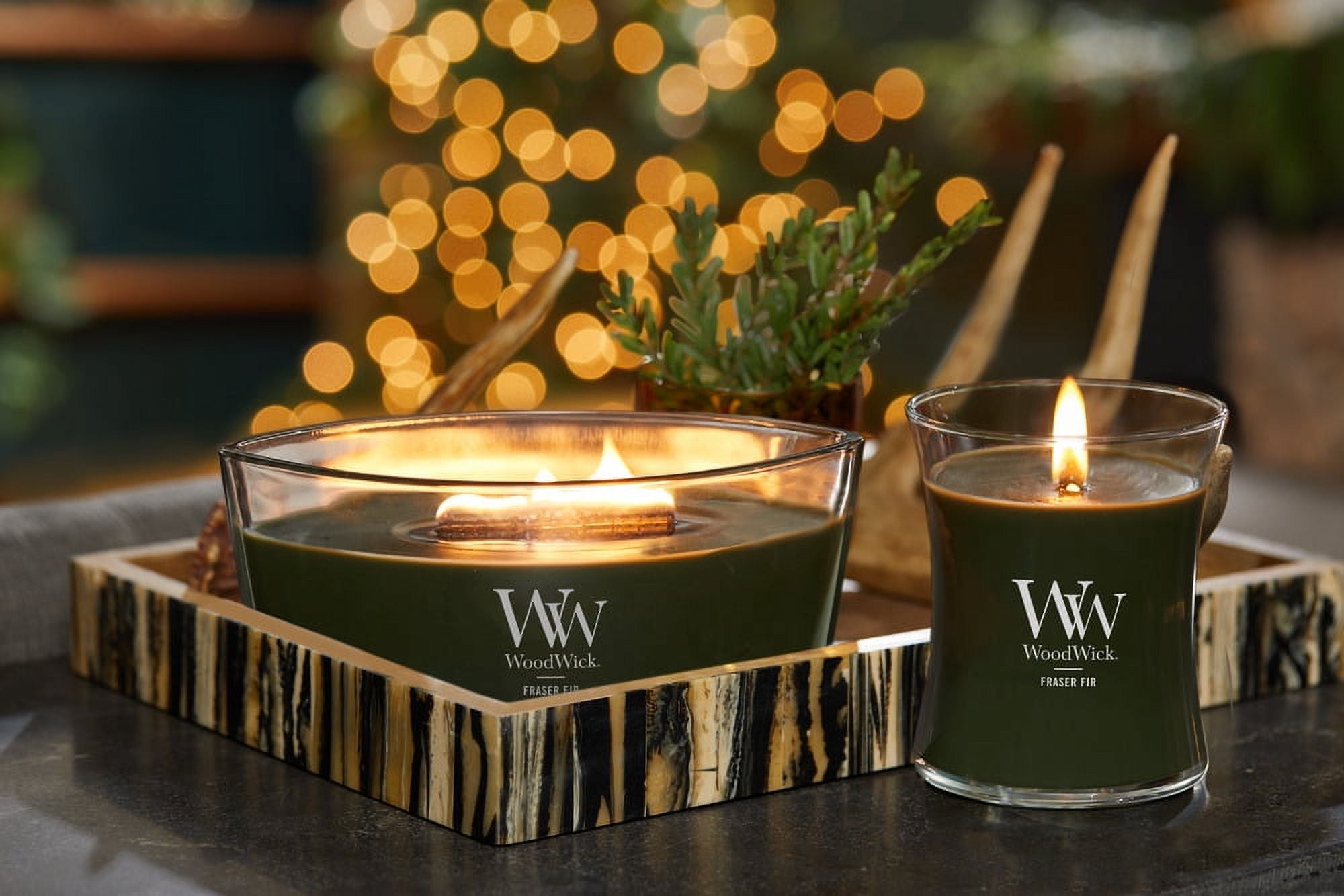 WoodWick Fireside Ellipse Candle