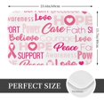 thumbnail image 2 of Kdxio Breast Cancer Pink Ribbons Awareness (2),16" x 24", Non-Slip Front Door Mats,Outdoor Welcome Mat Washable, 2 of 9