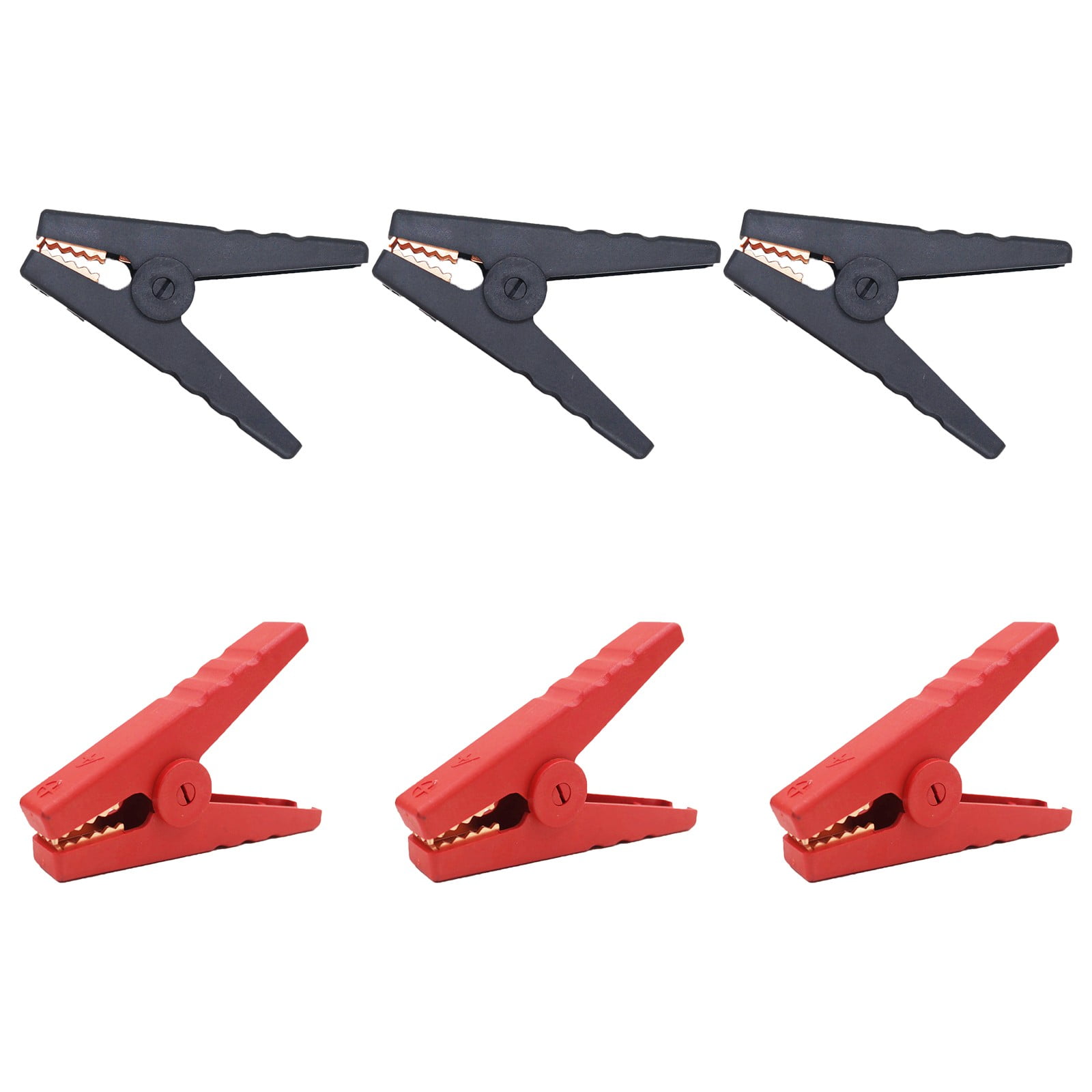 Leke 6pcs 96 mm Car Battery Alligator Clips 100A Jumper Cable Clips