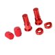 thumbnail image 1 of 6 piezas de arandelas de tuercas de bloqueo rojo y espaciador de Sunnimix Tapa de la tuerca de bloqueo del vástago de la válvula del neumático, 1 of 6