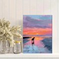 thumbnail image 2 of Sailboat Sunset Seascape Canvas Painting, Coastal Scenic Wall Decor for Full Home & Hotel Interior, 2 of 8