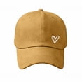 thumbnail image 2 of HuangHuanChen Baseball Cap for Women Heart Printed Baseball Cap Adjustable Hat Unisex Cotton Visor Sun Hat StreetwearCoffee, 2 of 5