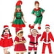 thumbnail image 2 of Conjunto de vestido rojo de Navidad para niños, traje de Papá Noel, ropa de fiesta, Año Nuevo, 2 of 5