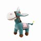 thumbnail image 1 of Muñeco de peluche con forma de burro de peluche, 25 cm, con sillín colorido, 1 of 2