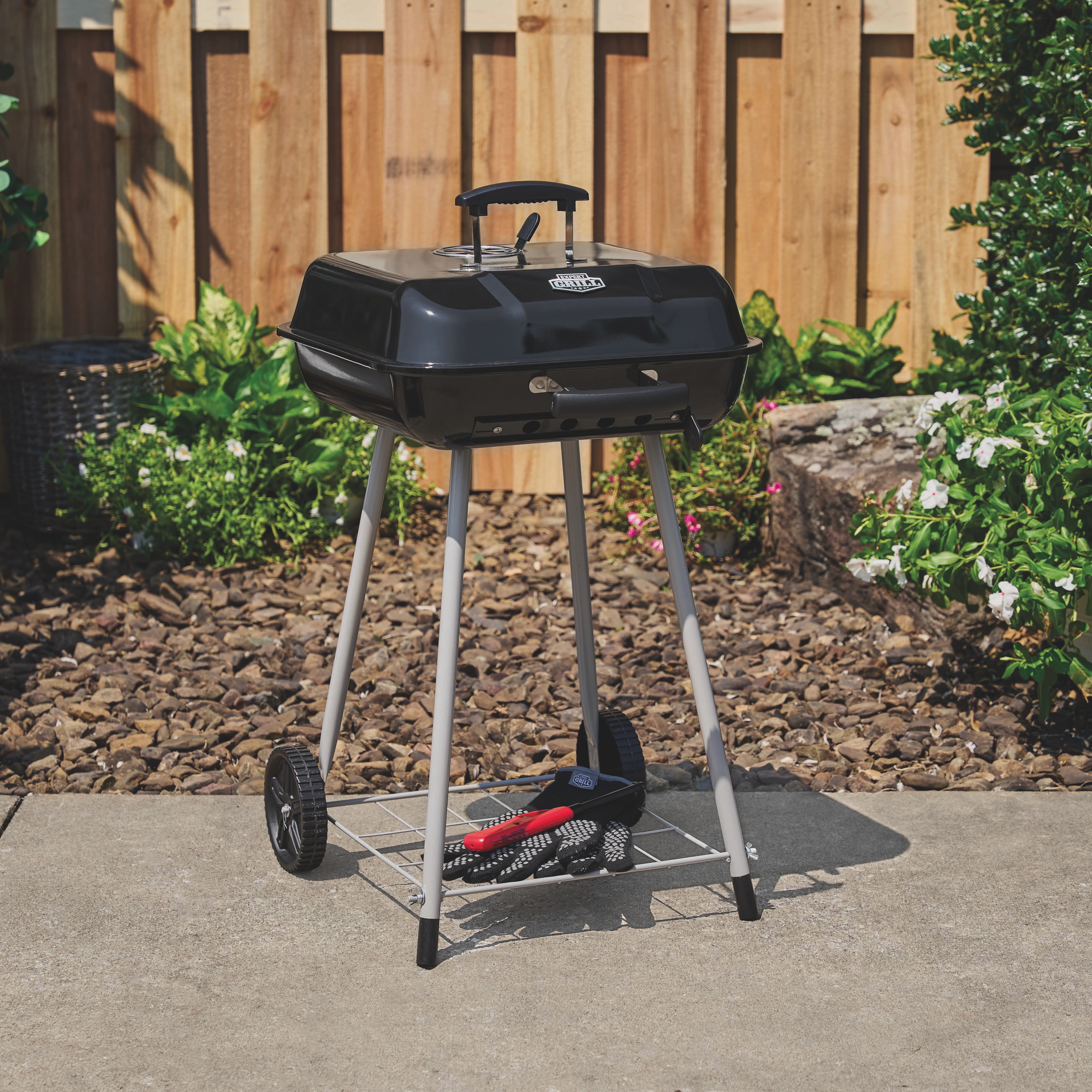 Expert Grill 17.5-Inch Charcoal Grill with Wheels photo 8