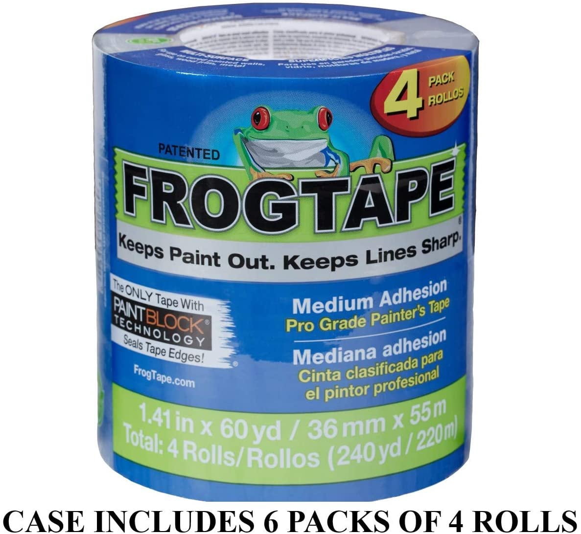 Frog Tape 104956 Blue Pro Painter's Tape, 24 Rolls,