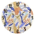 thumbnail image 5 of 10" Quartz Indoor Wall Clock, Silent Mechanism Clock Fantasy Moment, 5 of 11