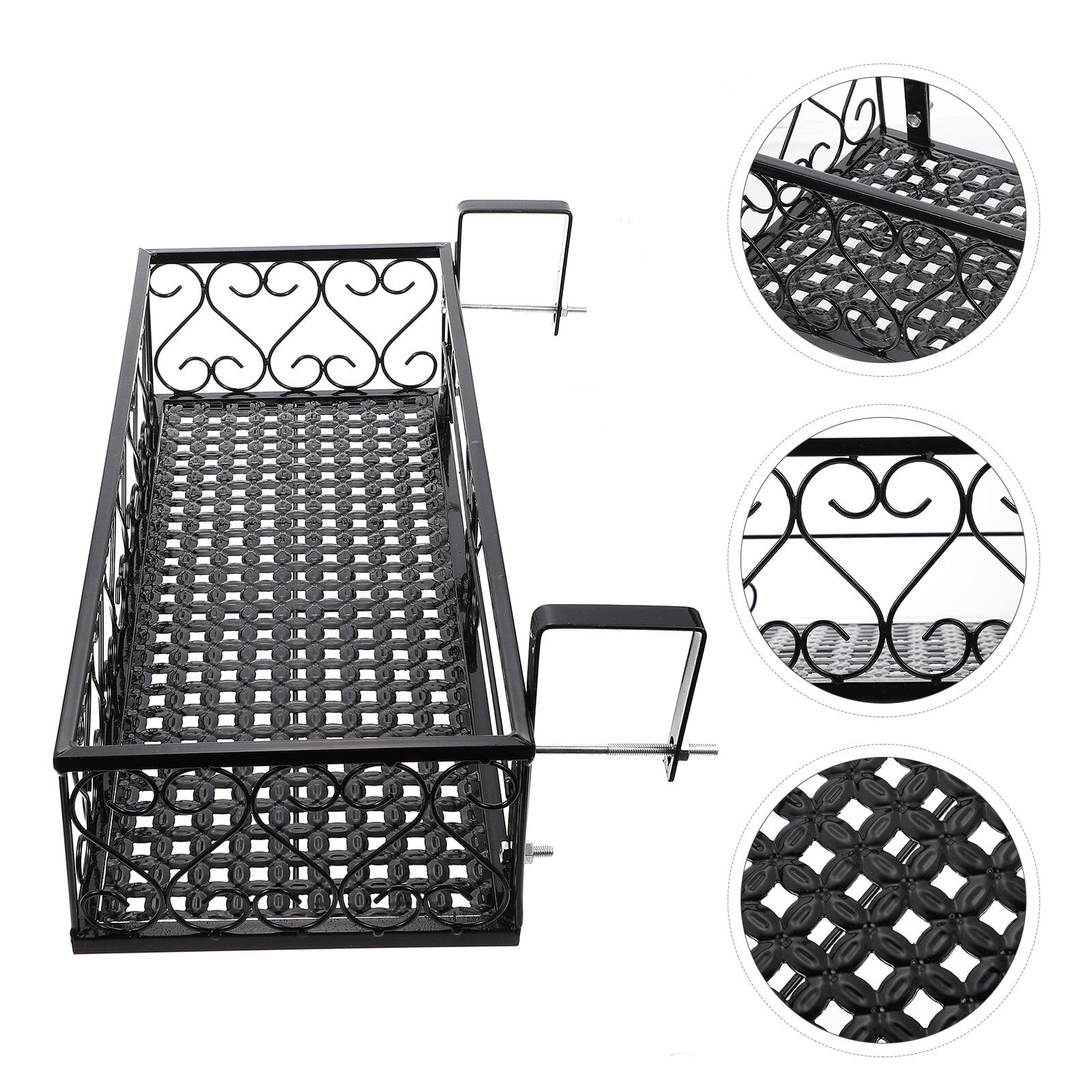 Planter Boxes Outdoor Hangers Wall Hanging Flower Stand Display Fence