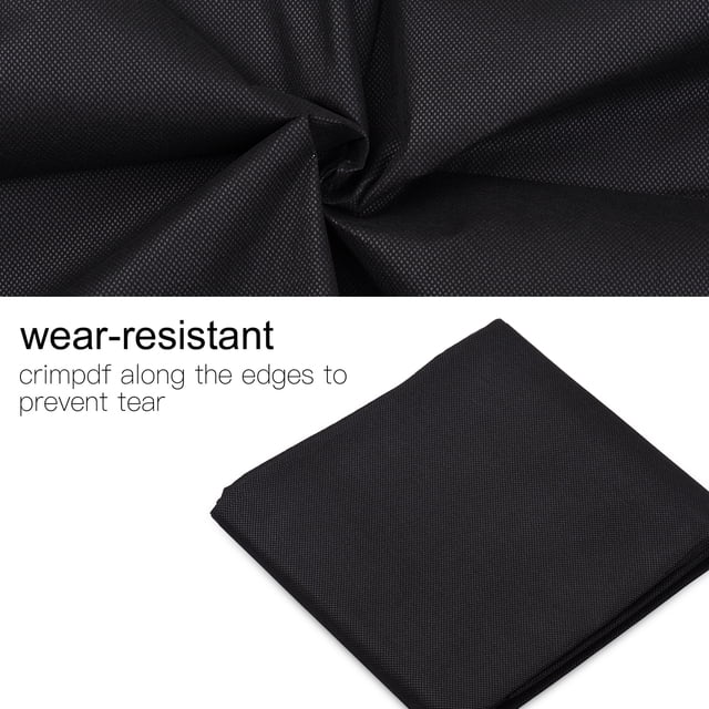 Photography Backdrops Black Non Woven Fabric Background Screen for Home Studio Portrait Shooting Video Production Washable Reusable Non Reflective