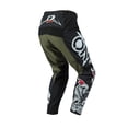 thumbnail image 6 of Oneal Element Warhawk Black/White/Green Motocross Dirt bike Offroad MX Jersey Pants Combo Package Riding Gear Set Jersey, 6 of 6