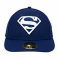 thumbnail image 2 of Superman Low Profile Blue New Era 59Fifty Fitted Hat-8 Fitted, 2 of 6