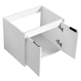 thumbnail image 6 of Bathroom Vanity 24 Inch Wall Mounted - White Color Cabinet Resin Sink With Soft Close Doors Modern Fixture Compact And Functional, 6 of 7