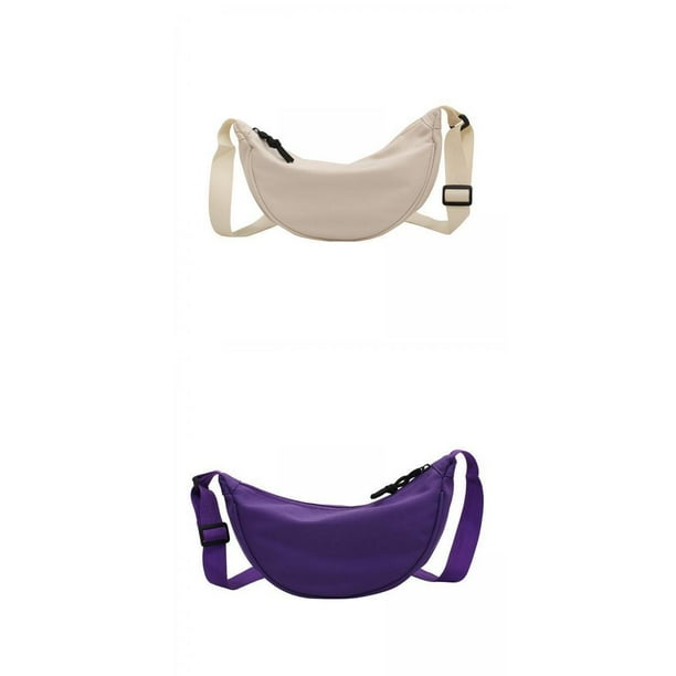 Tote de hombro,Bolsa de hervida Bolsa de hombro Correa ,Bolso casual de lona para mujer,Bolsa de viaje Fiesta Bolsa de pecho simple Estudiantes,Bolso de Púrpura Hugo Tote de hombro