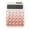Pink, variant on OIUR Mechanical Switch Calculator 12 Digits Large LCD Display Desktop Calculator Ergonomic Design Calculators for Teachers Students Office Home School