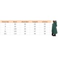 thumbnail image 5 of Robe à Manches Longues pour Femmes, Col Rond, Boutons Latéraux, Jupe Irrégulière à Manches Longues, Automne, 5 of 5
