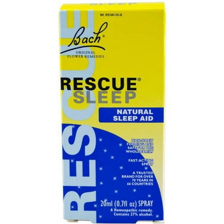 Bach Flower Remedies Rescue Sleep Natural Sleep Aid, 20 (Best Natural Remedy For Inflammation)