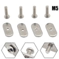 thumbnail image 2 of Kit de 4 Vis et Écrous de Fixation de Rail pour Kayak M5 en Acier Inoxydable, 2 of 8