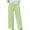 Green, variant on YLHFASHION Women's Non Pocket Floral Cotton Linen Casual Pants A Brown