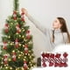 thumbnail image 4 of Set de adornos de caramelos navideños | Decoraciones de árbol de Navidad brillantes y electrochapadas – Plástico multicolor, 4,33 pulgadas, acabado vidrioso, reutilizable, accesorios festivos para, 4 of 6