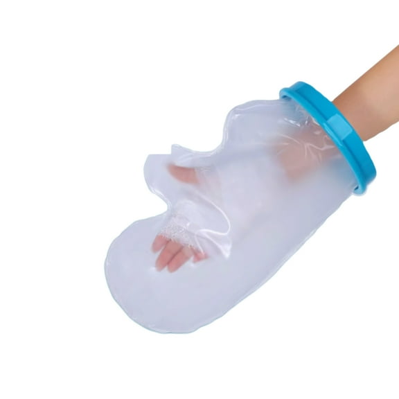 Xinwanna Waterproof Hand Cast Cover Wound Protector for Shower Bath After Surgery Adult Reusable Sealed Cast Bandage Dressing Protective Sleeve Bag for Wrist Finger Arm Leg (Type A)